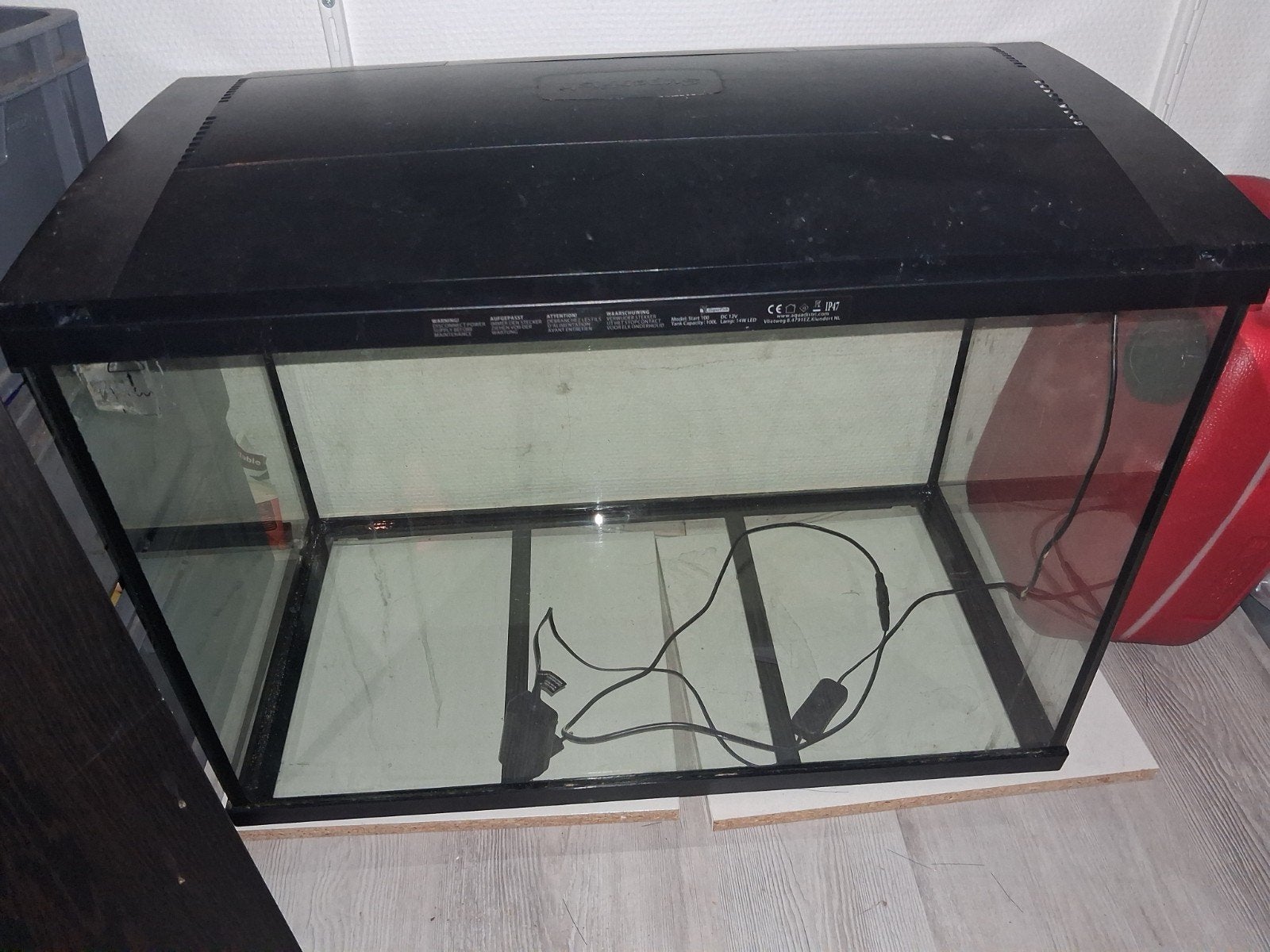 Aquarium  60x38x46 cm z.g.a.n, Dieren en Toebehoren, Vissen | Aquaria en Toebehoren, Ophalen, Gebruikt, Leeg aquarium
