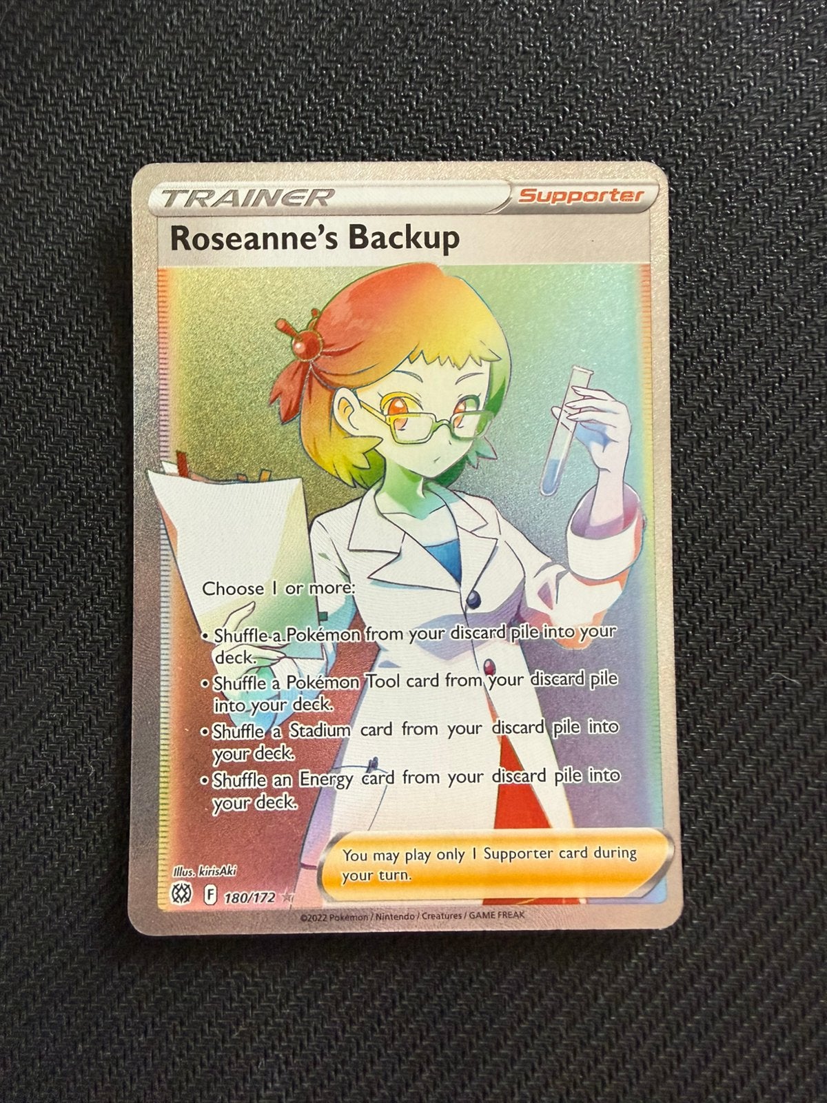 Roseanne’s Backup 180/172 Brilliant Stars Pokemon, Ophalen, Nieuw, Losse kaart