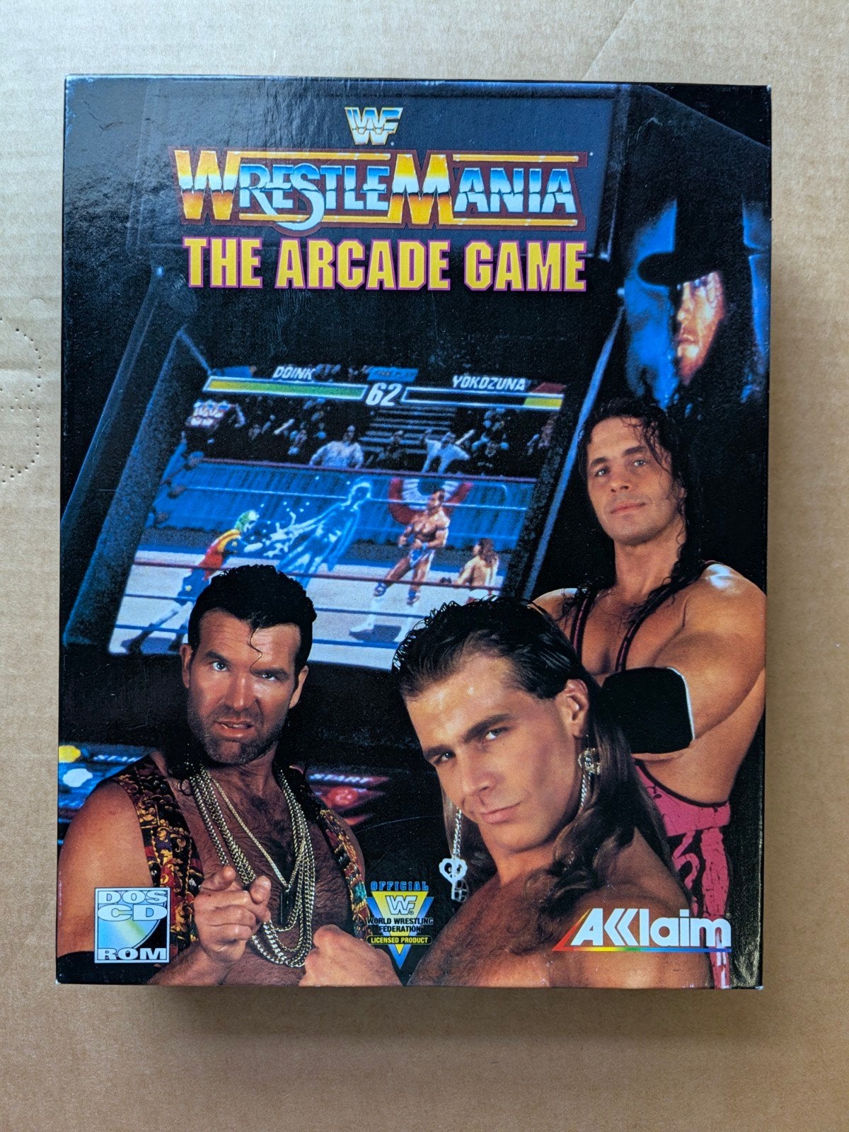 WWF WrestleMania: The Arcade Game (PC CD-ROM), Spelcomputers en Games, Games | Pc, Gebruikt, Vechten, 1 speler, Eén computer