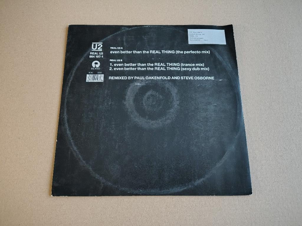 Vinyl LP: U2 - Even Better Than The Real Thing/ Mix (1992), Verzenden, Gebruikt, 12 inch, Disco
