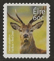 Ierland 12, hert, Verzenden, Ierland, Gestempeld