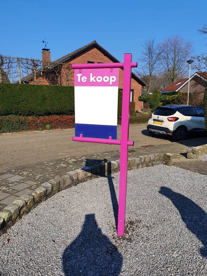 reclamebord, Ophalen, Zo goed als nieuw, Reclamebord