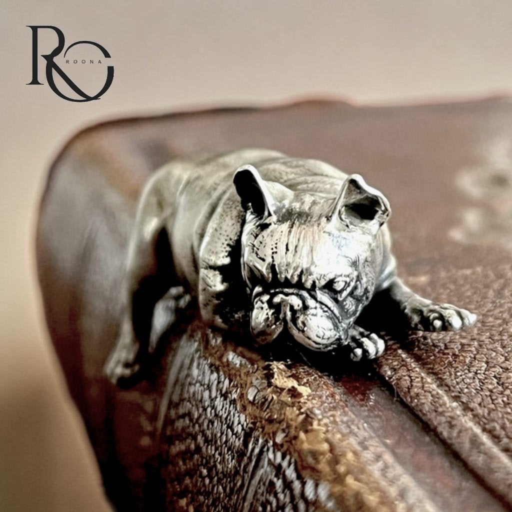 Zilveren Franse Bulldog Miniatuur 925 Sterling Zilver, Ophalen of Verzenden, Zilver