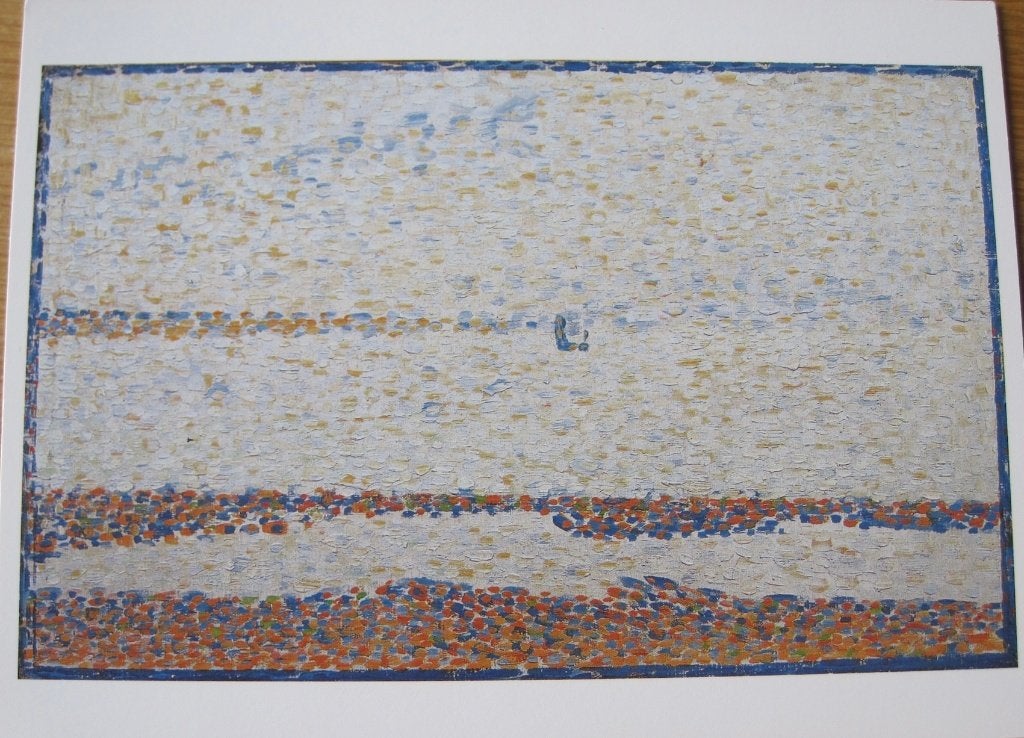 Georges Seurat - het strand bij Gravelines - 1890, Verzenden, 1980 tot heden, Ongelopen, Overige thema's