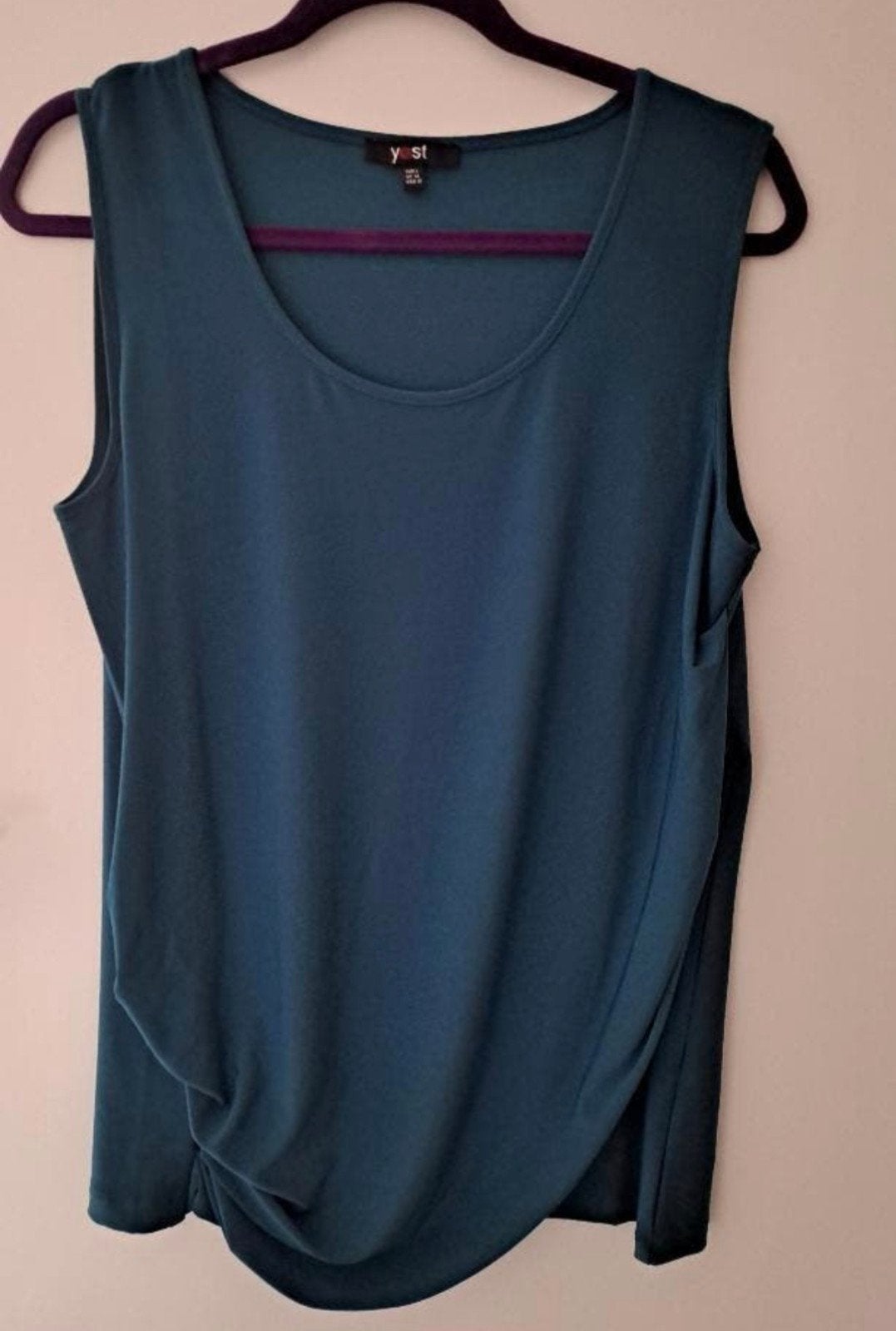 Yest mouwloze top in petrolblauw, maat M, Kleding | Dames, Tops, Maat 38/40 (M), Blauw, Ophalen of Verzenden, Zo goed als nieuw
