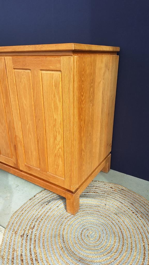 Handgemaakte massief eiken commode, dressoir, kast, kastje, Ophalen, Gebruikt, Vintage, Nvt
