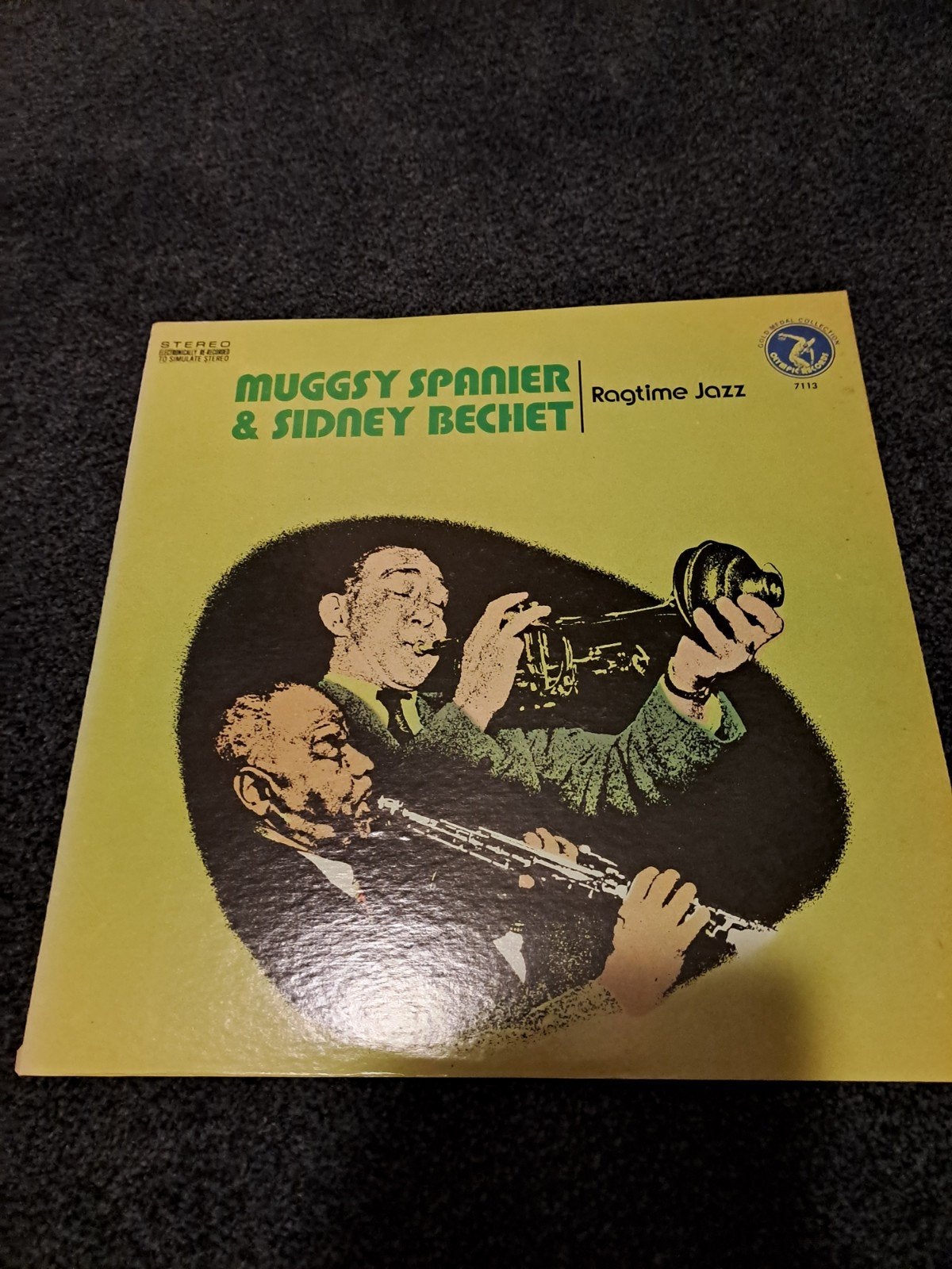 Muggsy Spanier & Sidney Bechet - Ragtime Jazz LP, Cd's en Dvd's, LP, Gebruikt, Ophalen of Verzenden, 12 inch