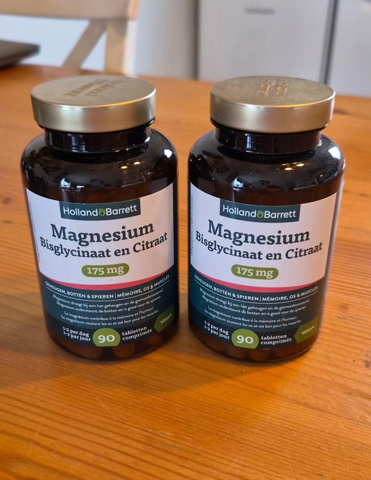 Holland & Barrett Magnesium Bisglycinaat en Citraat 175mg, Ophalen of Verzenden, Nieuw, Overige typen