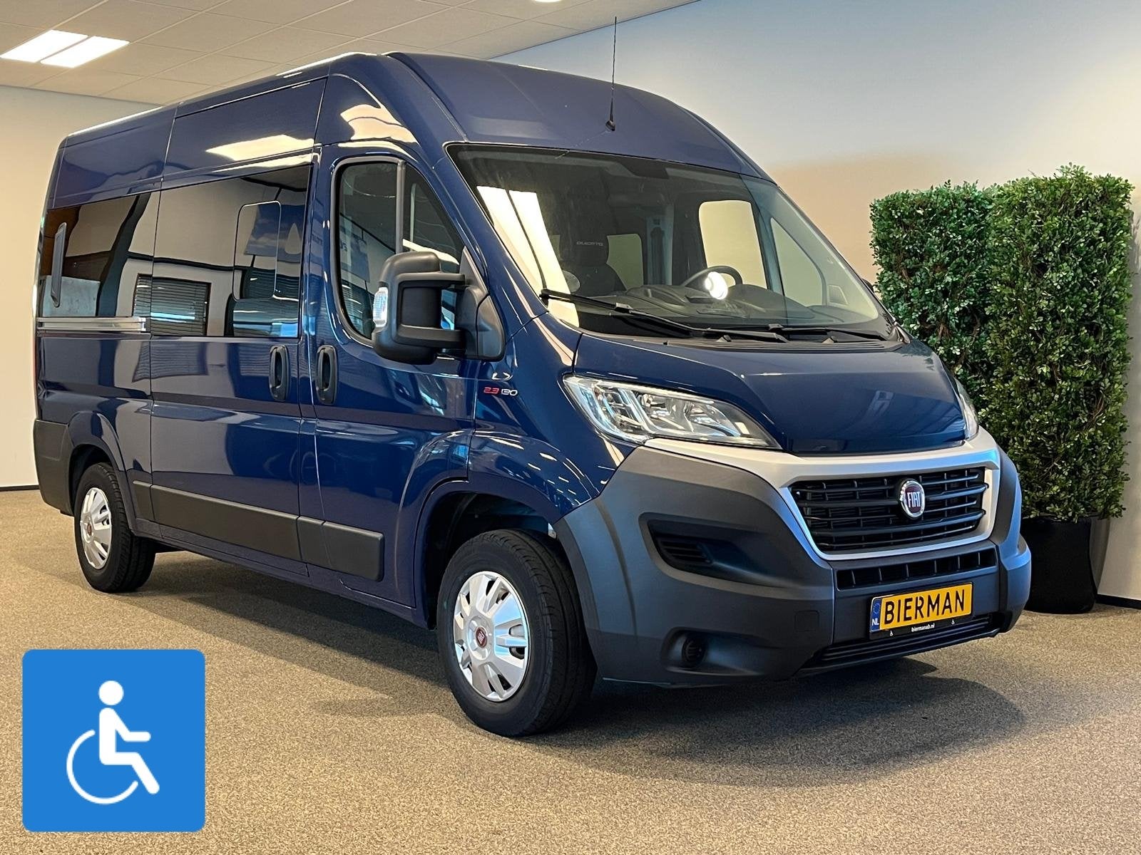 Fiat Ducato L2H2 Rolstoelbus Rolstoel geschikt, Auto's, Bestelauto's, 12 maanden, Stof, Gebruikt, 2287 cc