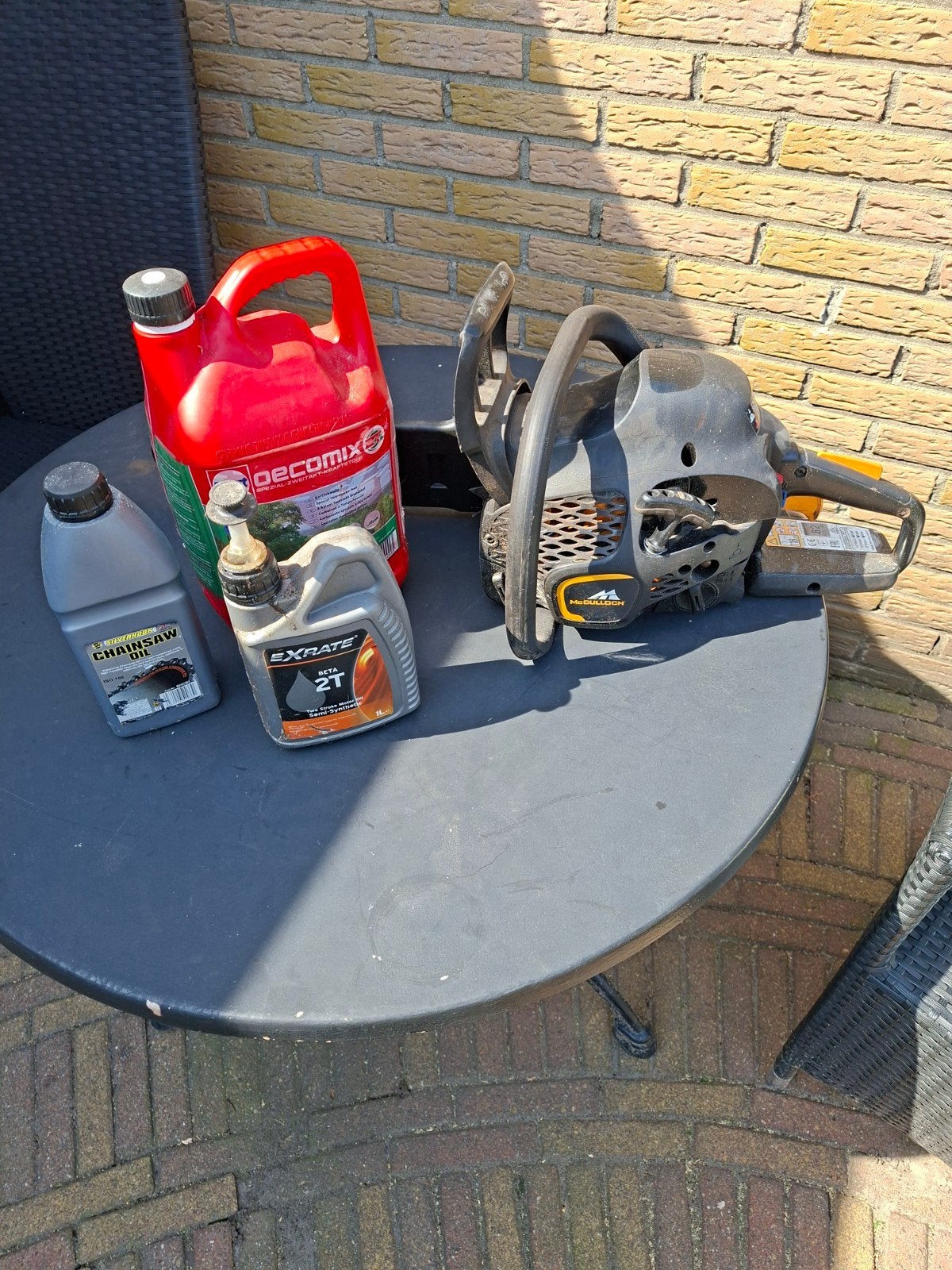 McCulloch Kettingzaag met Benzine en Olie, Ophalen, Gebruikt, 50 mm of meer, McCulloch