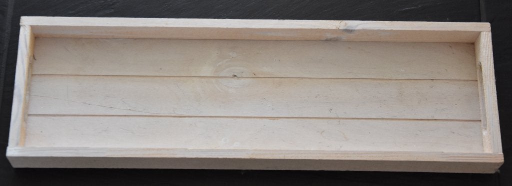 decoratie schaal kist binnen interieur ca. 20x50cm hout, Minder dan 50 cm, 50 tot 100 cm, Ophalen of Verzenden, Zo goed als nieuw