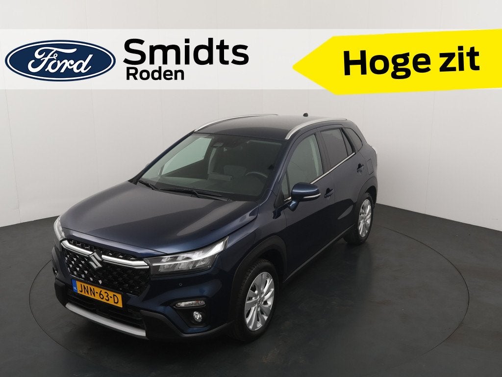Suzuki S-Cross 1.4 Boosterjet Select Smart Hybrid | Adapt. C, Auto's, Suzuki, Voorwielaandrijving, Stof, 4 cilinders, Blauw