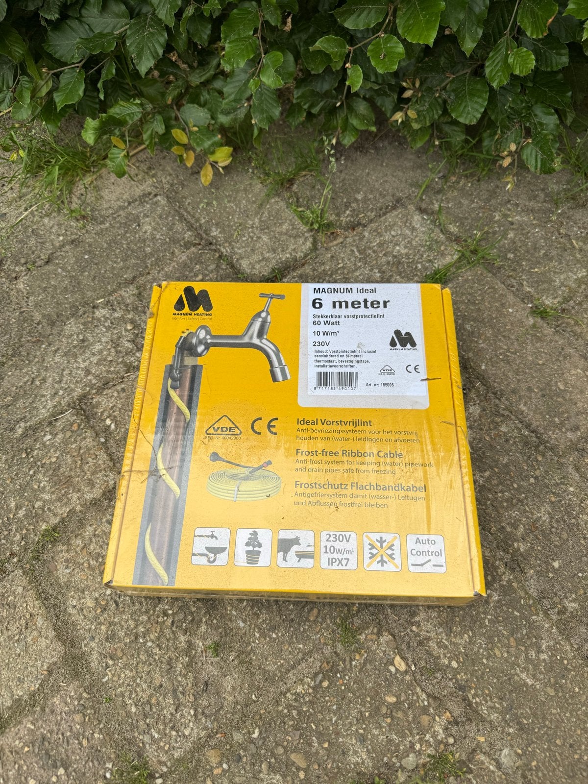 MAGNUM Ideal Stekkerklaar Vorstprotectielint 6 meter, Ophalen of Verzenden, Nieuw, Kabel of Snoer