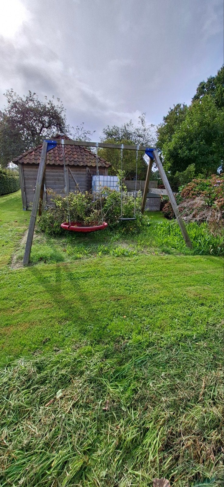 Houten schommel met twee zitjes, Kinderen en Baby's, Ophalen, Gebruikt, Schommel
