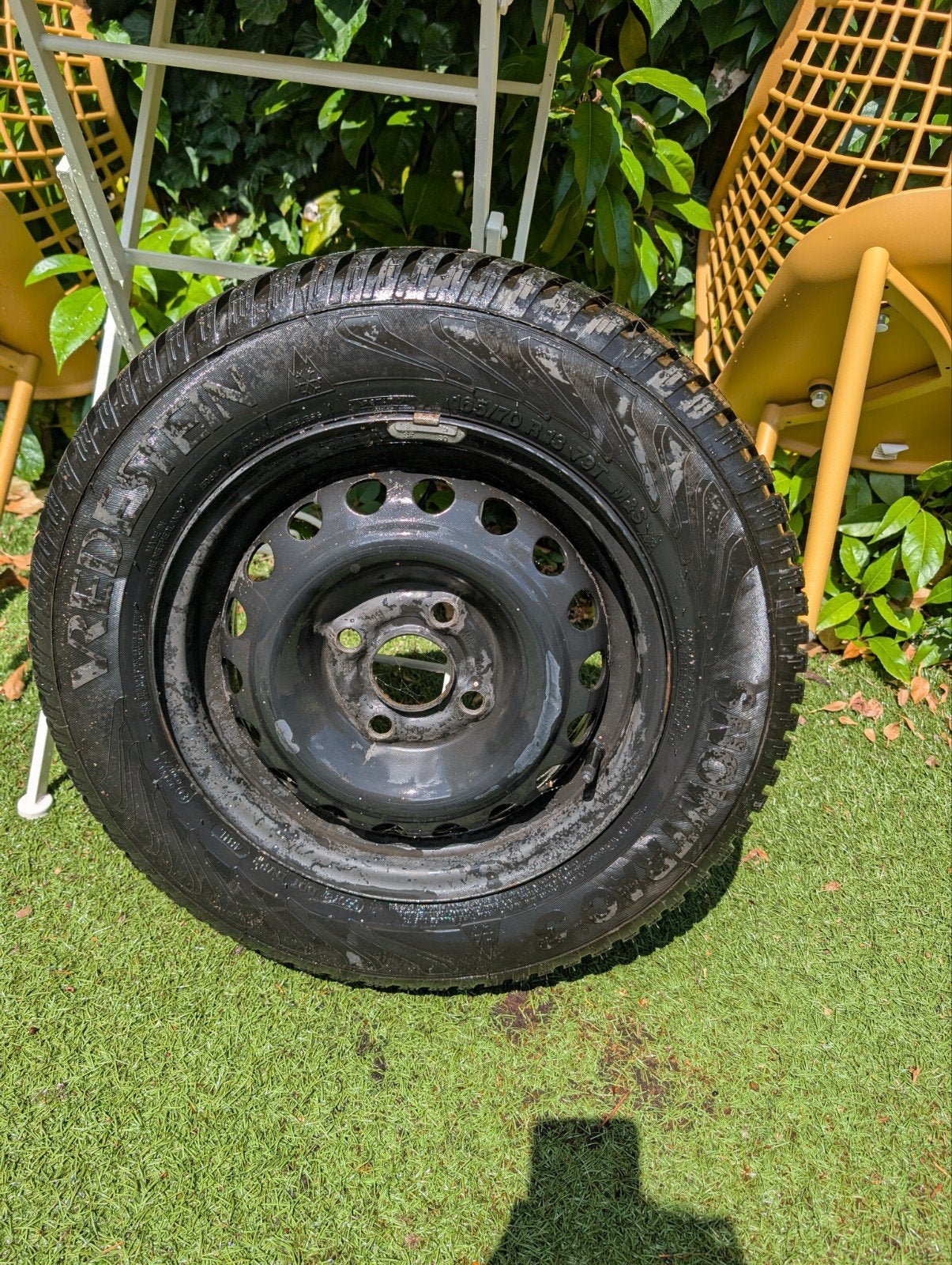 Vredestein 165/70 R13 79T SNOWTRAC 3 op velg, Ophalen of Verzenden