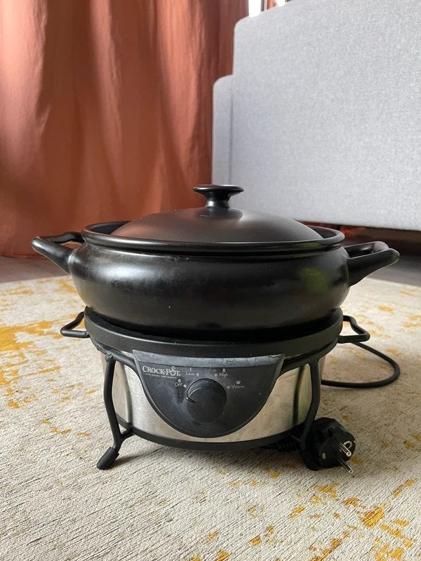 Crock-Pot Slow Cooker 4.7 L, Ophalen of Verzenden, Vaatwasmachinebestendig, Gebruikt
