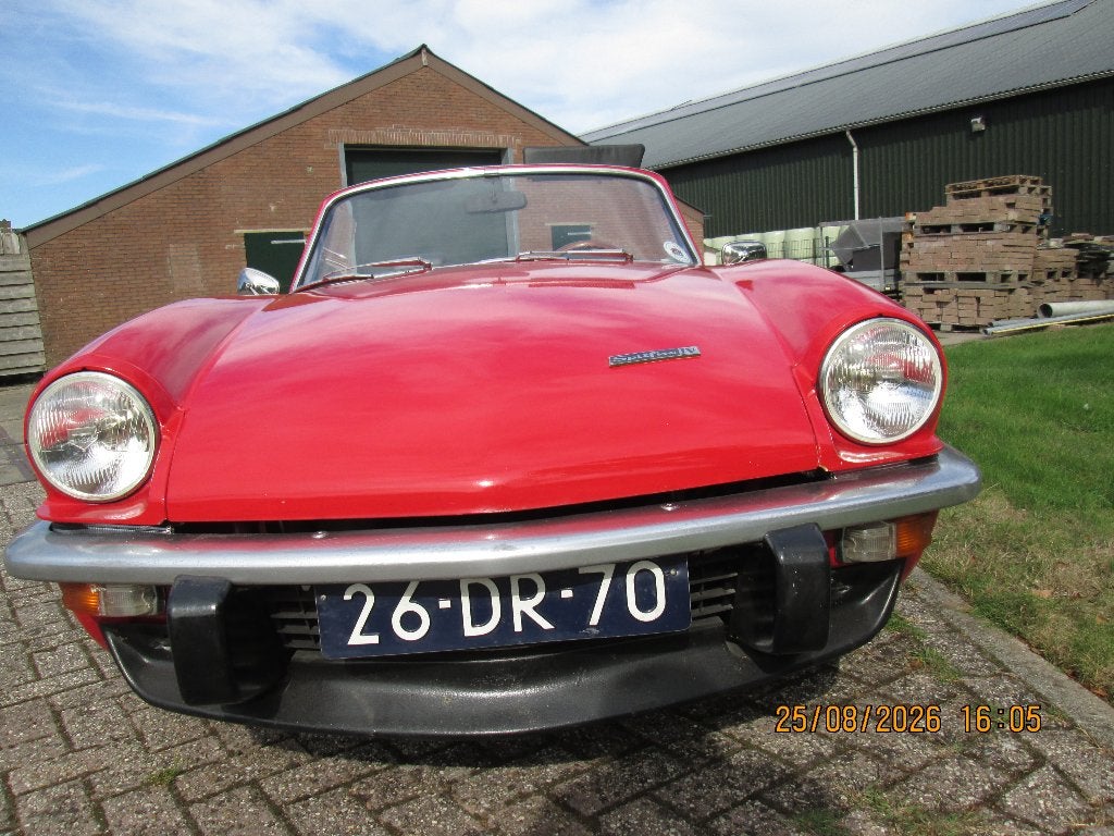 Triumph Spitfire MK IV goede staat, Auto's, Voorwielaandrijving, Zwart, Cabriolet, Triumph