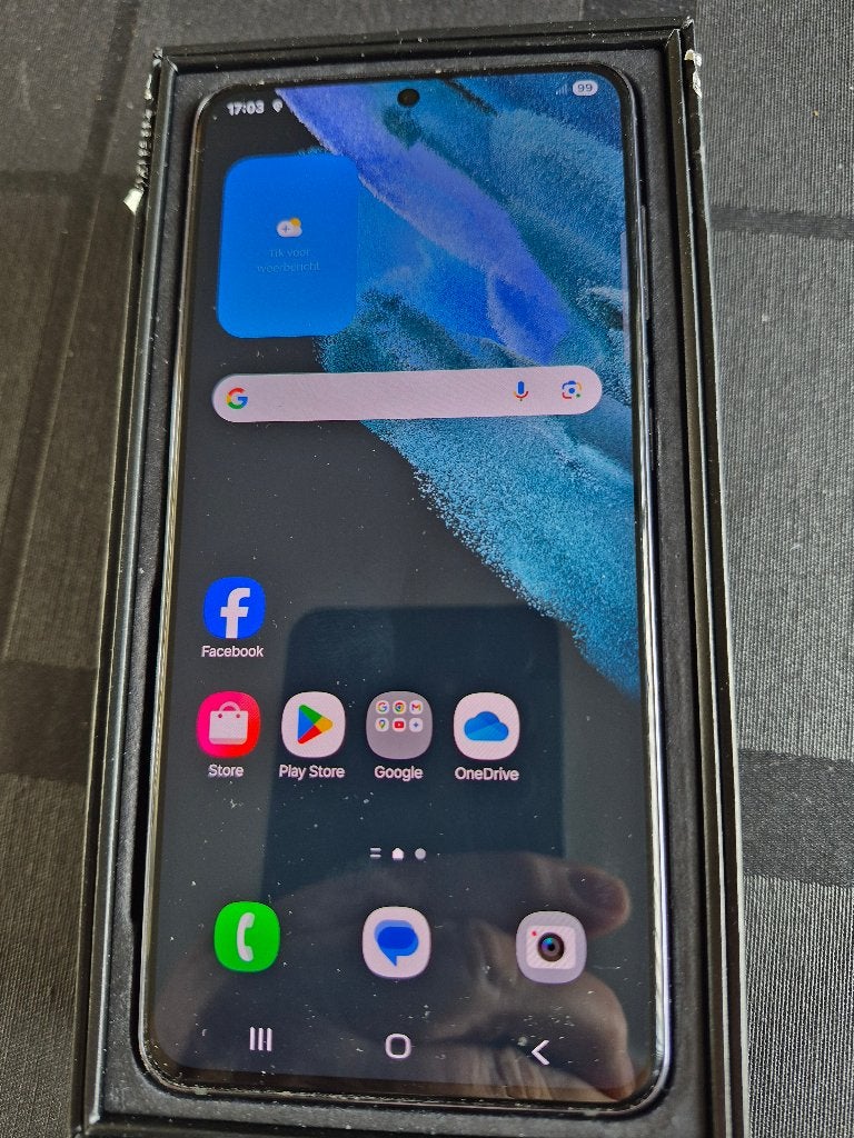 Samsung Galaxy S 21, Ophalen, Gebruikt, Zwart, Touchscreen