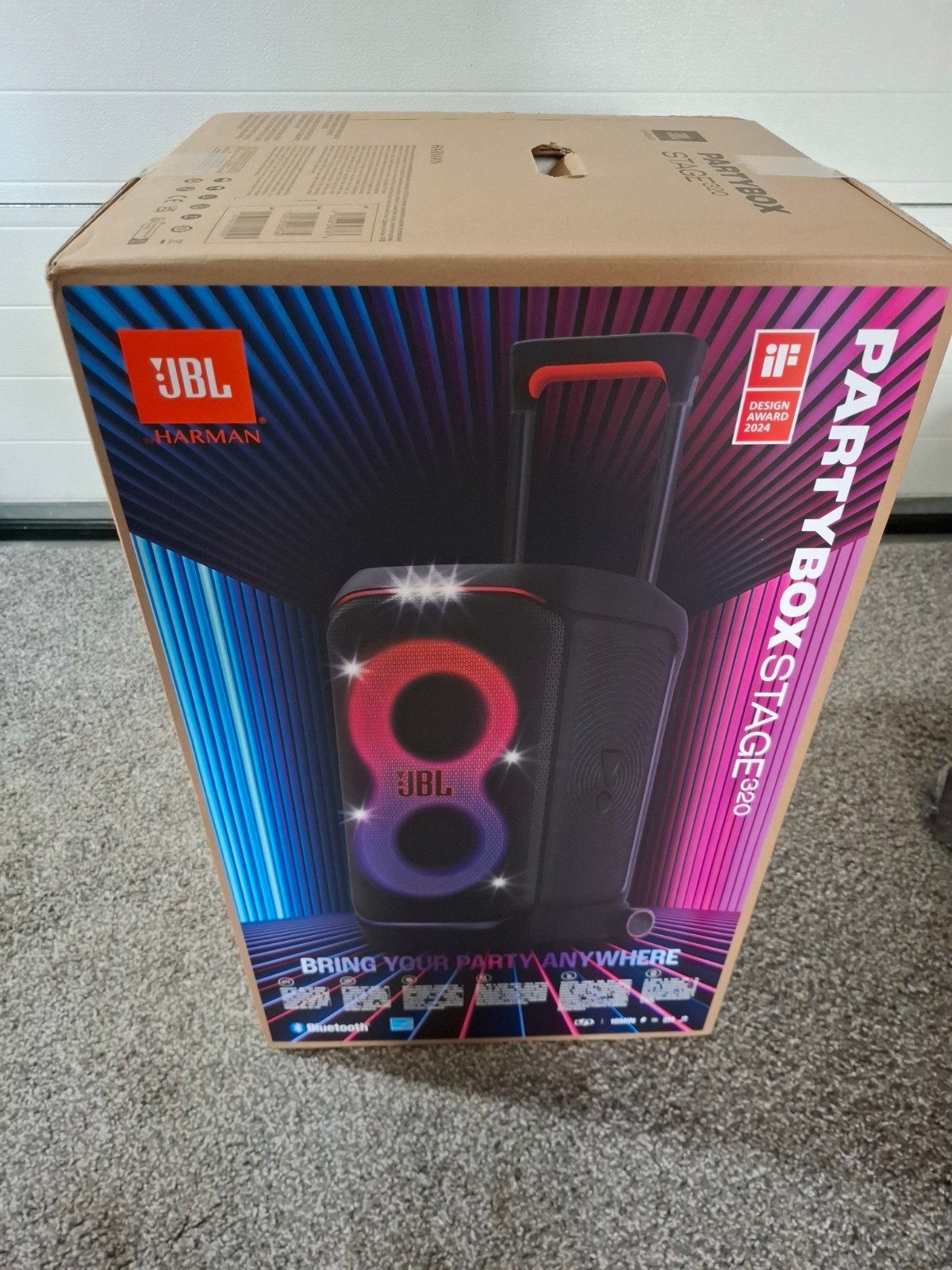 NIEUWE originele JBL Partybox 320, Ophalen, Nieuw, Overige typen, JBL