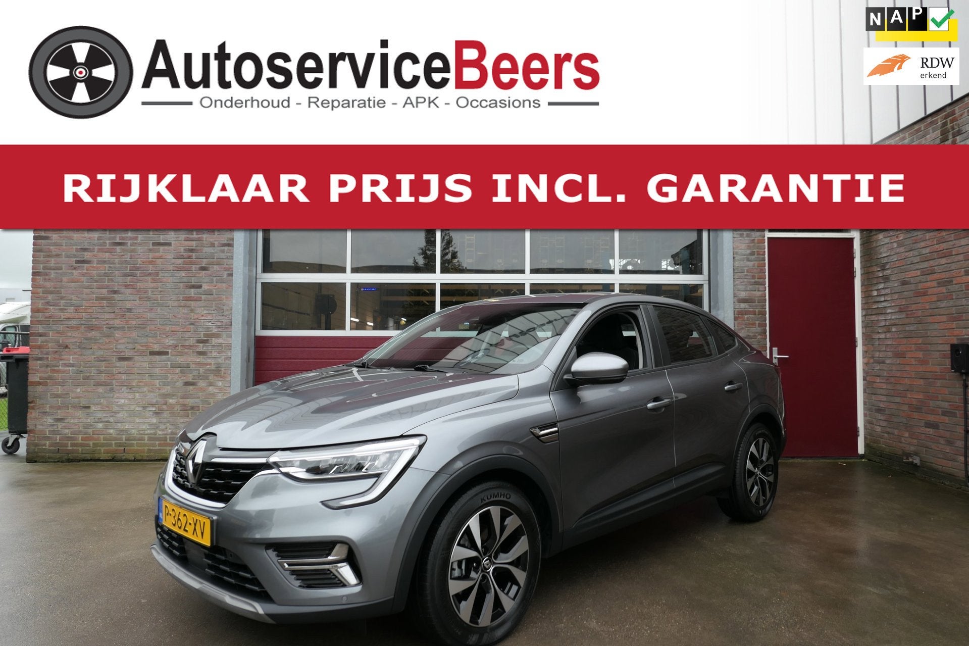 Renault Arkana 1.6 E-Tech Hybrid 145 Zen, Camera, PDC, Navi,, Stof, Gebruikt, Euro 6, 4 cilinders