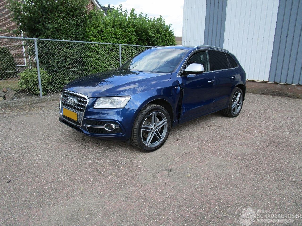 Audi Q5 3.0 TDI Quattro Automaat (bj 2015), Auto diversen, Automaat, Overige carrosserieën, Blauw, Audi