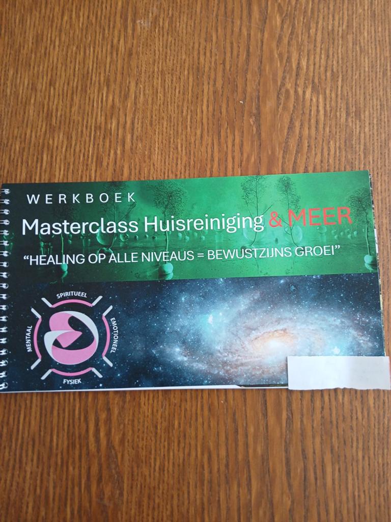 Werkboek Masterclass Huisreiniging & Meer, Onbekend, Spiritualiteit algemeen, Ophalen of Verzenden, Zo goed als nieuw