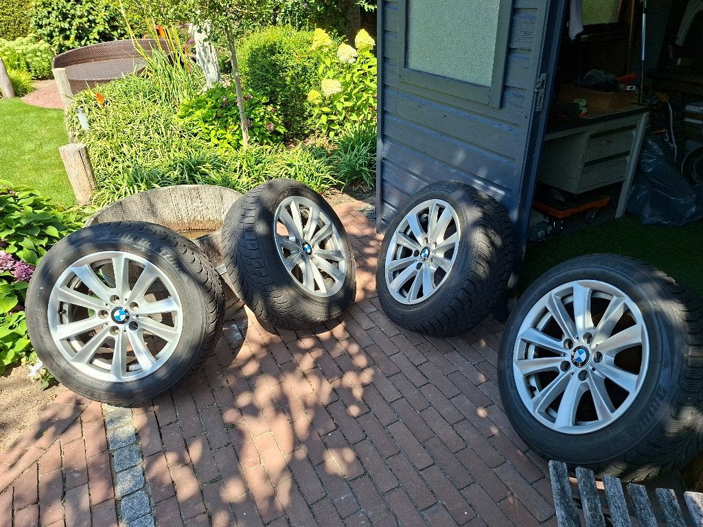Winterbanden met velgen, Ophalen, Gebruikt, BMW