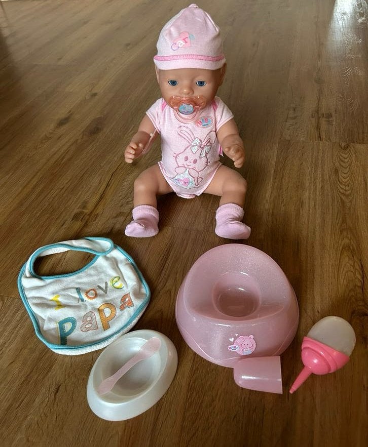 Mooie Babyborn pop, in hele goede staat!, Kinderen en Baby's, Ophalen of Verzenden, Zo goed als nieuw, Babypop
