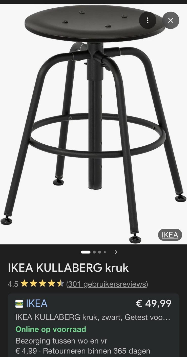 Ikea Kullaberg krukjes, Ophalen, Hout