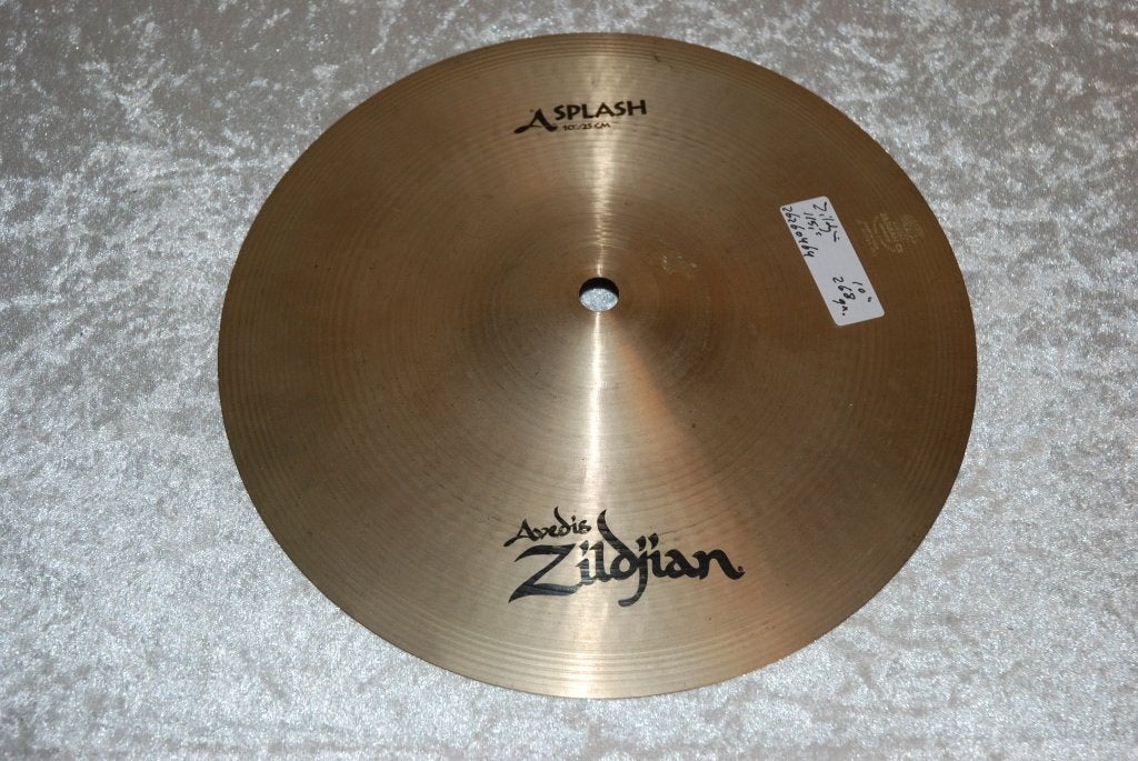 Zildjian Avedis splash bekken 268gr 10 inch  <26260464>, Muziek en Instrumenten, Gebruikt, ., Drums of Percussie, Ophalen of Verzenden
