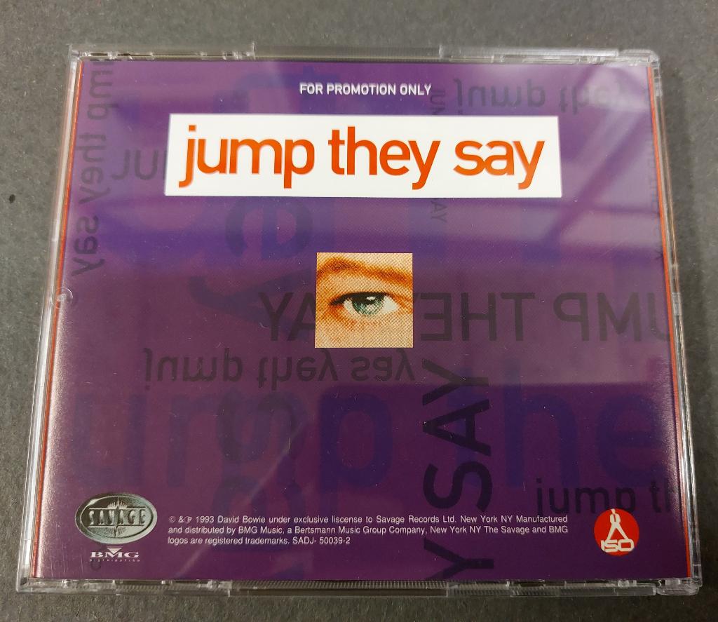 David Bowie PROMO CD-SINGLE Jump They Say USA 2 track, Verzenden, Zo goed als nieuw, Poprock
