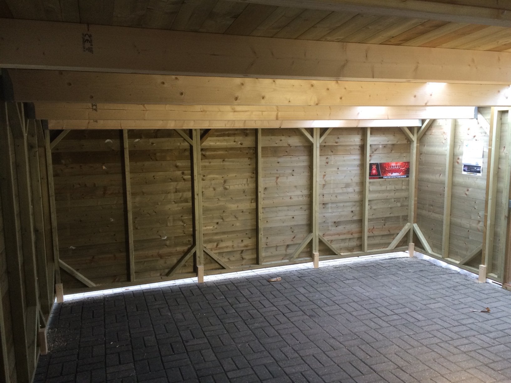 Houten Tuinhuis/Aanbouw - Ideaal voor Opslag of Verkoop, Ophalen, Schuur, 1 raam, 500 cm of meer