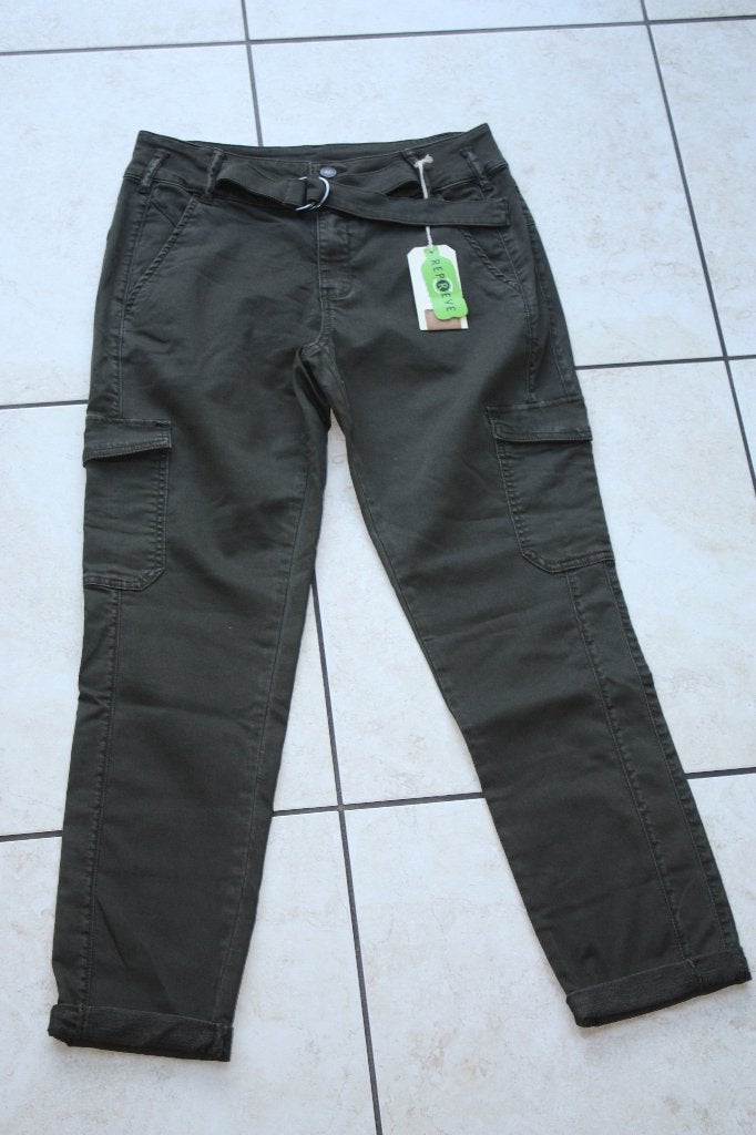Red Button Demi Jog Cargo Dark Green 38, Kleding | Dames, Maat 38/40 (M), Verzenden, Zo goed als nieuw, Lang