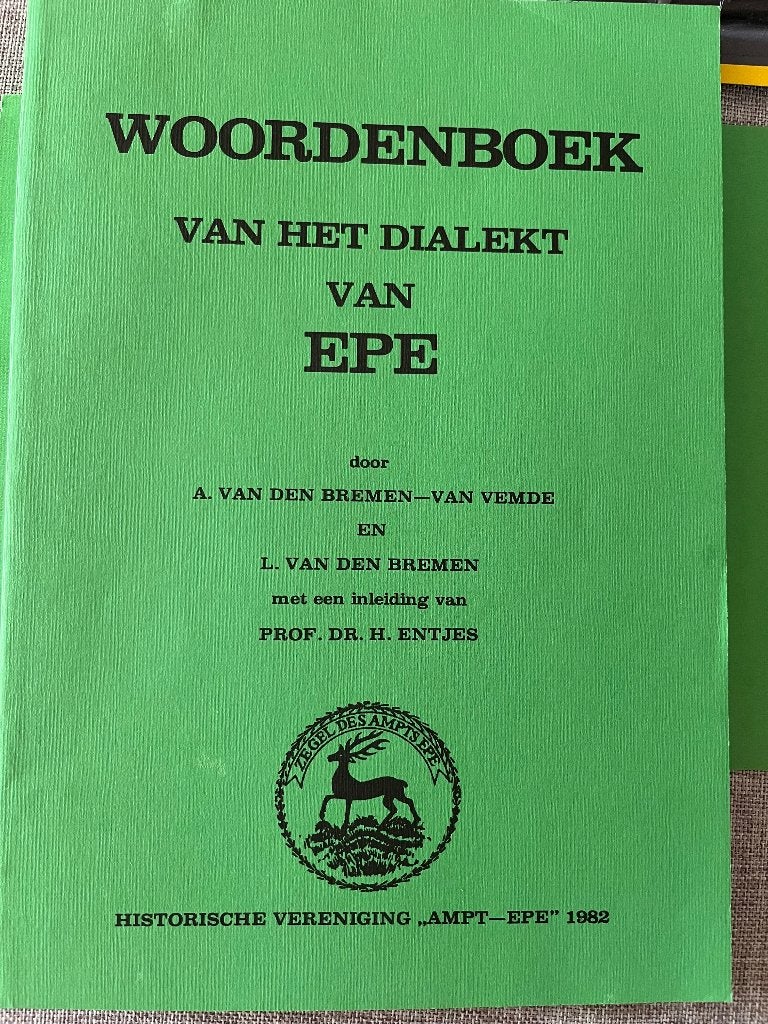 Woordenboek dialekt van Epe, Ophalen of Verzenden, Overige uitgevers, Nederlands, Van den Bremen