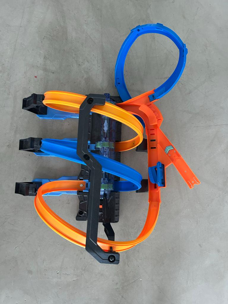 Hot Wheels Racebaan met Loopings, Ophalen of Verzenden, Hot Wheels, Met looping, Elektrisch