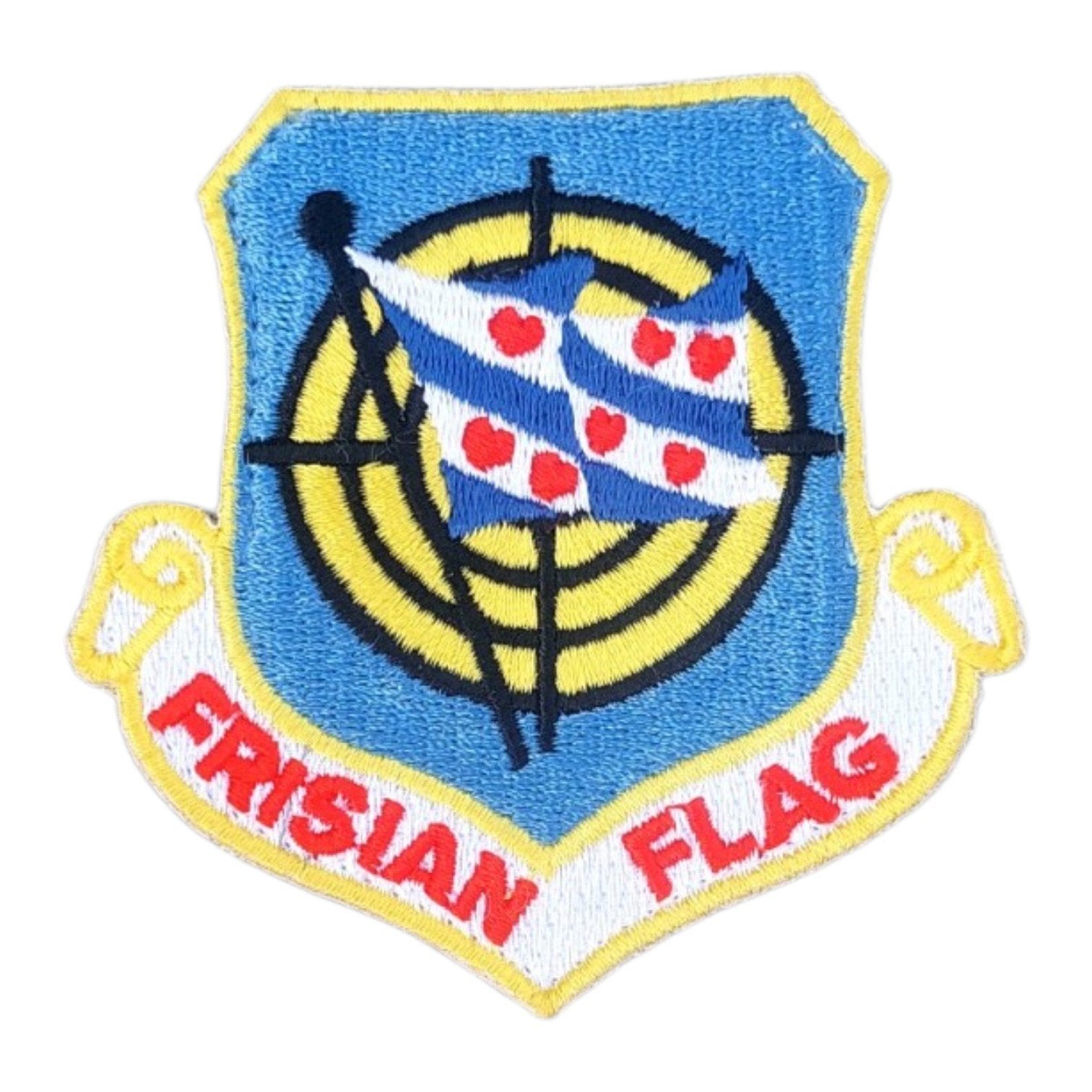 Patch Frisian Flag Koninklijke Luchtmacht (KLU), Ophalen of Verzenden, Luchtmacht, Nederland, Embleem of Badge
