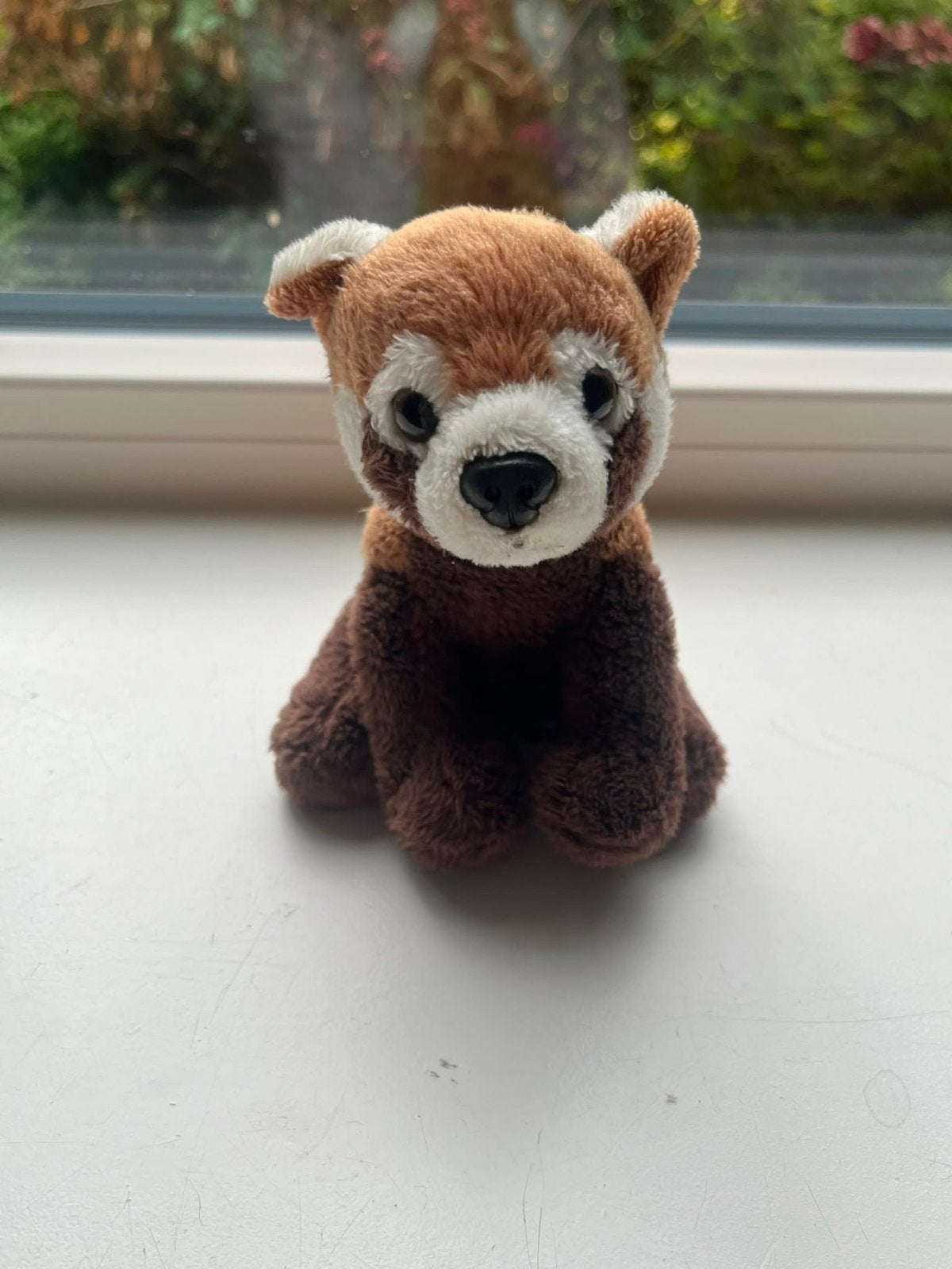 Schattige Rode Panda Knuffel - Zo goed als nieuw, Overige merken, Overige karakters, Overige typen, Ophalen of Verzenden