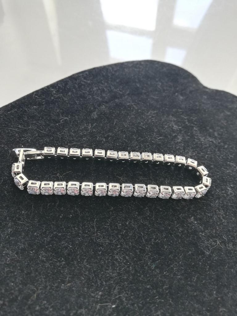 Nieuwe dames tennisarmband zilver, Ophalen of Verzenden