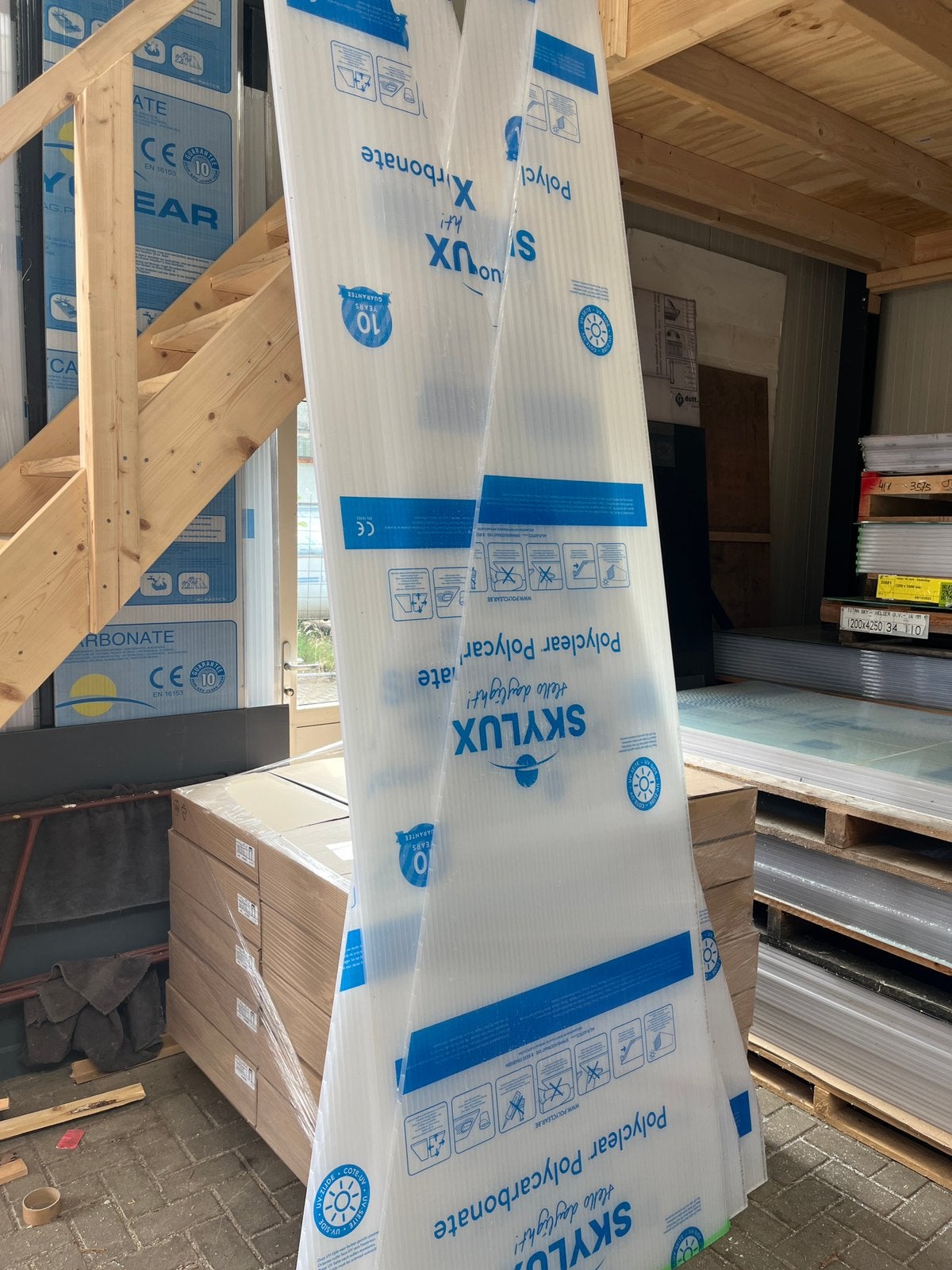 Spiepunt , spie polycarbonaat 16 mm opaal hittewerend, Doe-het-zelf en Verbouw, Platen en Panelen, Ophalen of Verzenden