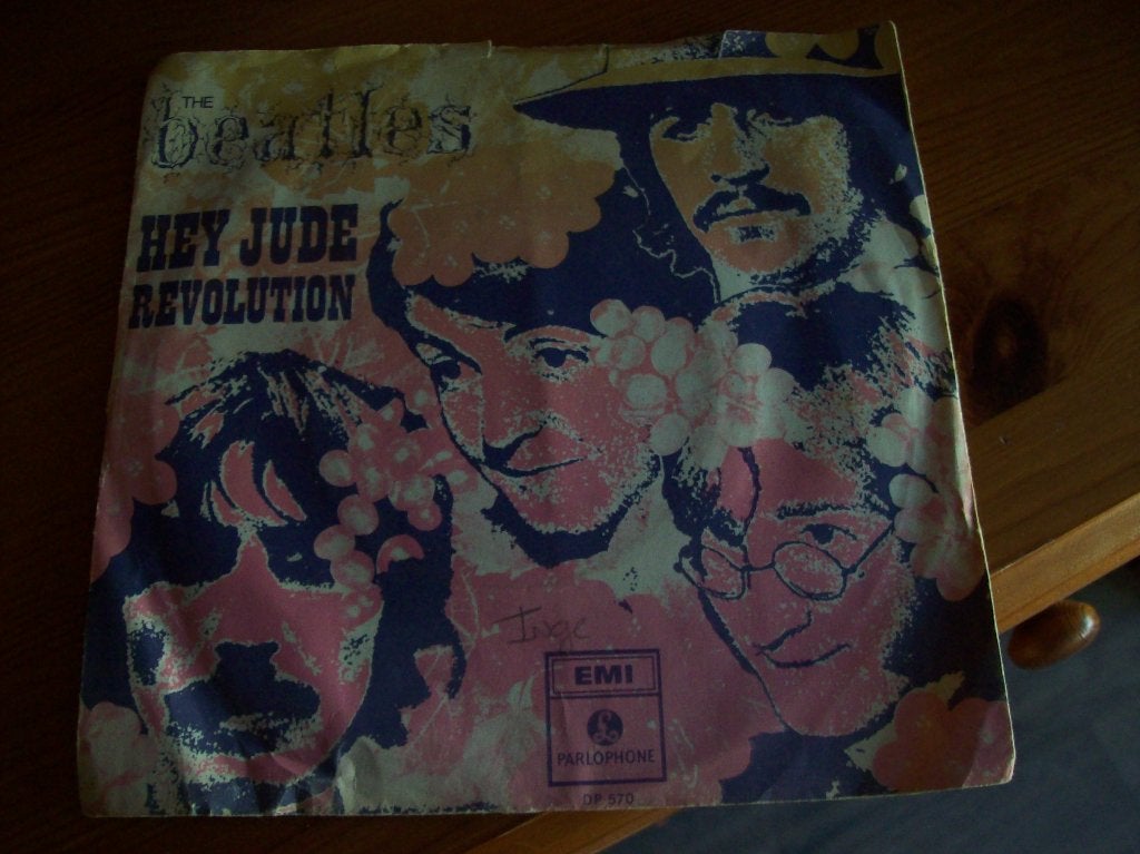 the beatles  Hey Jude revolution single, Ophalen, Zo goed als nieuw, Pop
