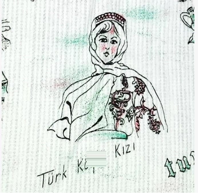 Katoenen lap stof met unieke designs Turks. Nog Schorten., Hobby en Vrije tijd, Stoffen en Lappen, 120 cm of meer, Nieuw, Ophalen of Verzenden