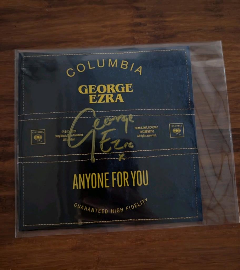 George Ezra signed CD | gesigneerd, Verzamelen, Muziek, Artiesten en Beroemdheden, Ophalen, Cd of Plaat, Gesigneerd