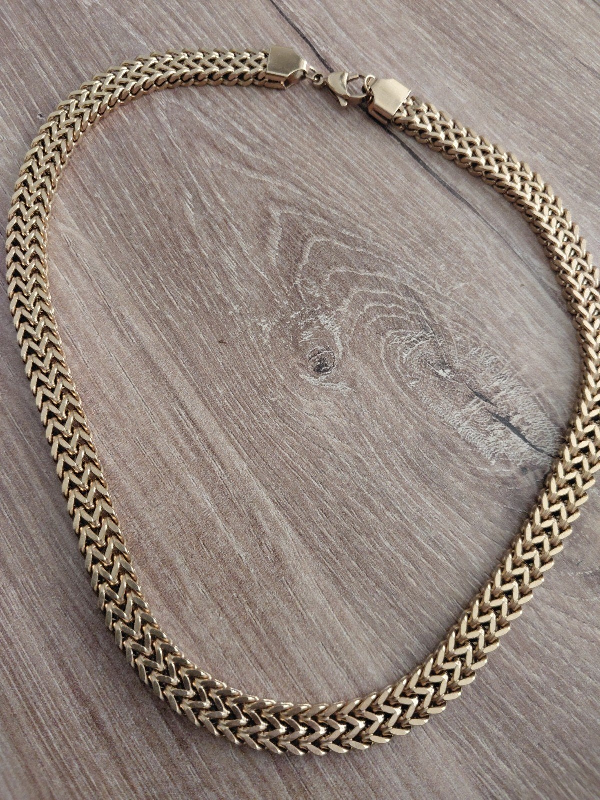 dames ketting double, Ophalen of Verzenden, Nieuw, Goud, Overige materialen