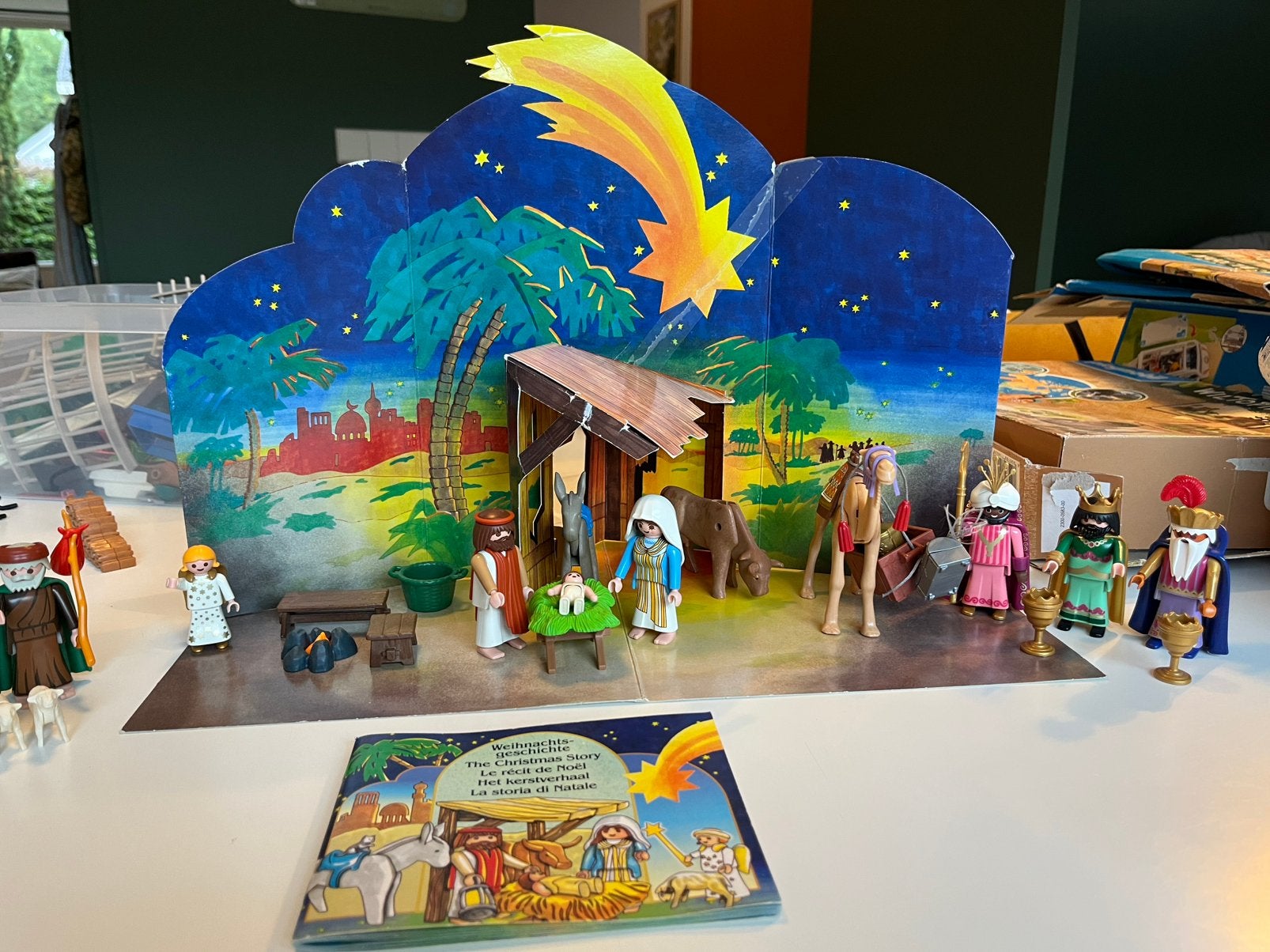 Vintage kerststal playmobil - bijna niet te krijgen!, Gebruikt, Complete set, Overige typen, Ophalen of Verzenden