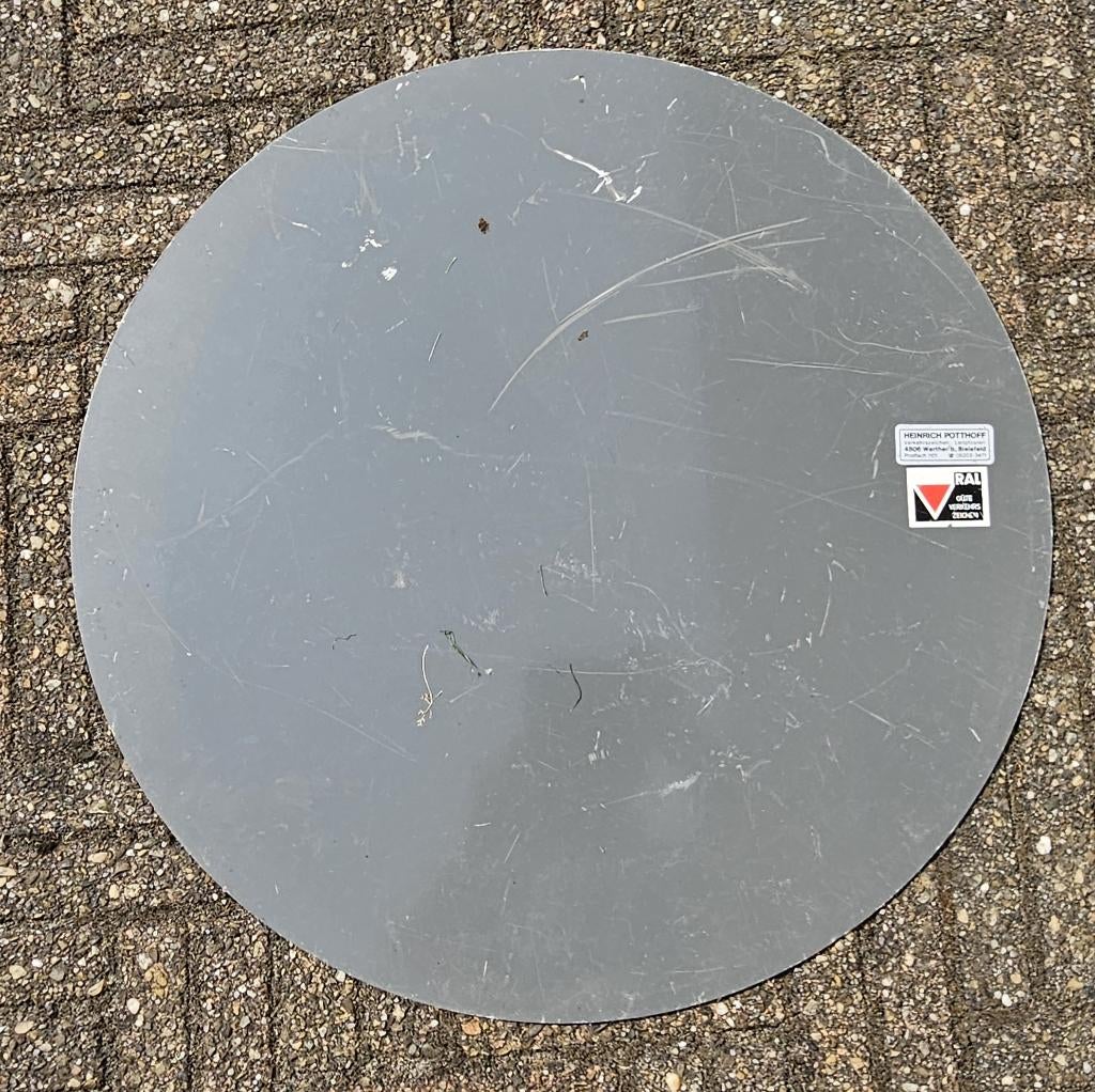 Verkeersbord Stopverbod Verboden stil te staan rond 60cm (2), Ophalen of Verzenden, Gebruikt