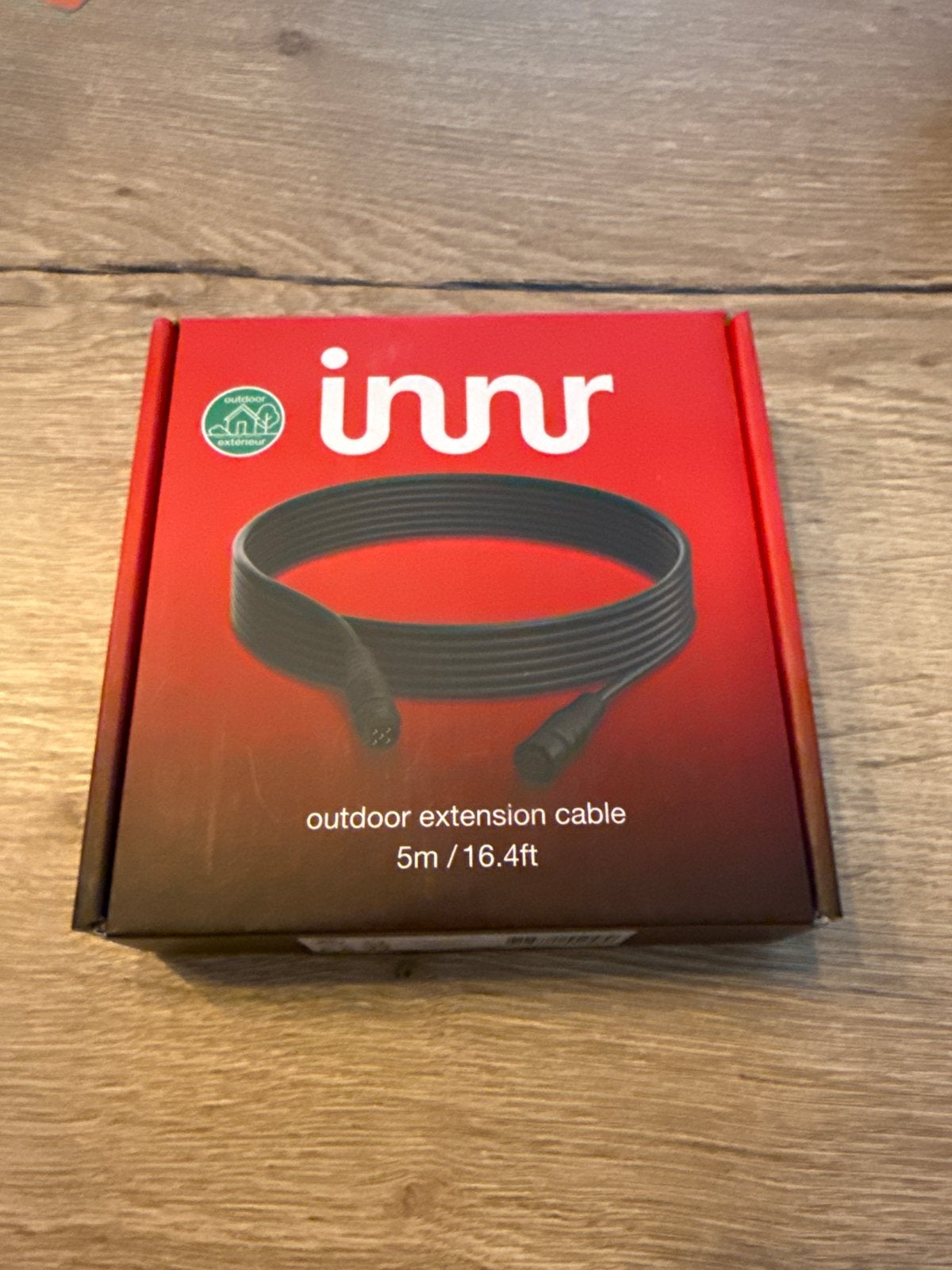 Innr Outdoor Verlengsnoer 5m - Nieuw in doos, Ophalen of Verzenden, Nieuw, Overige merken, Kabel of Snoer
