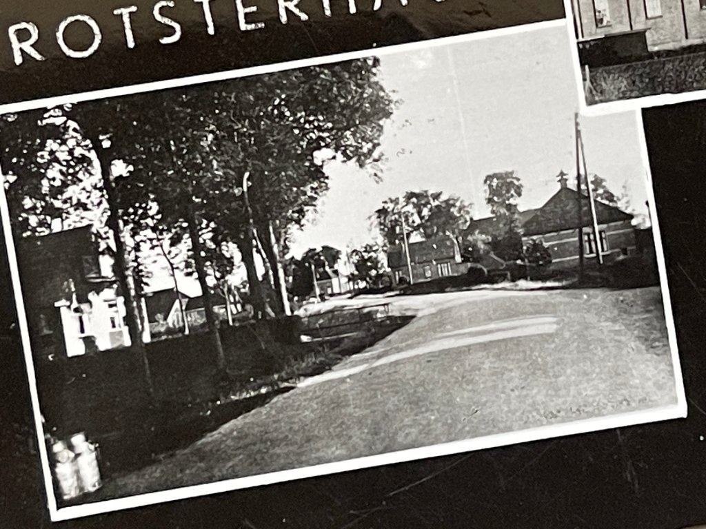 gelopen ansichtkaart van Rotsterhaule en St. Johannesga 1965, Ophalen of Verzenden, 1960 tot 1980, Gelopen, Friesland