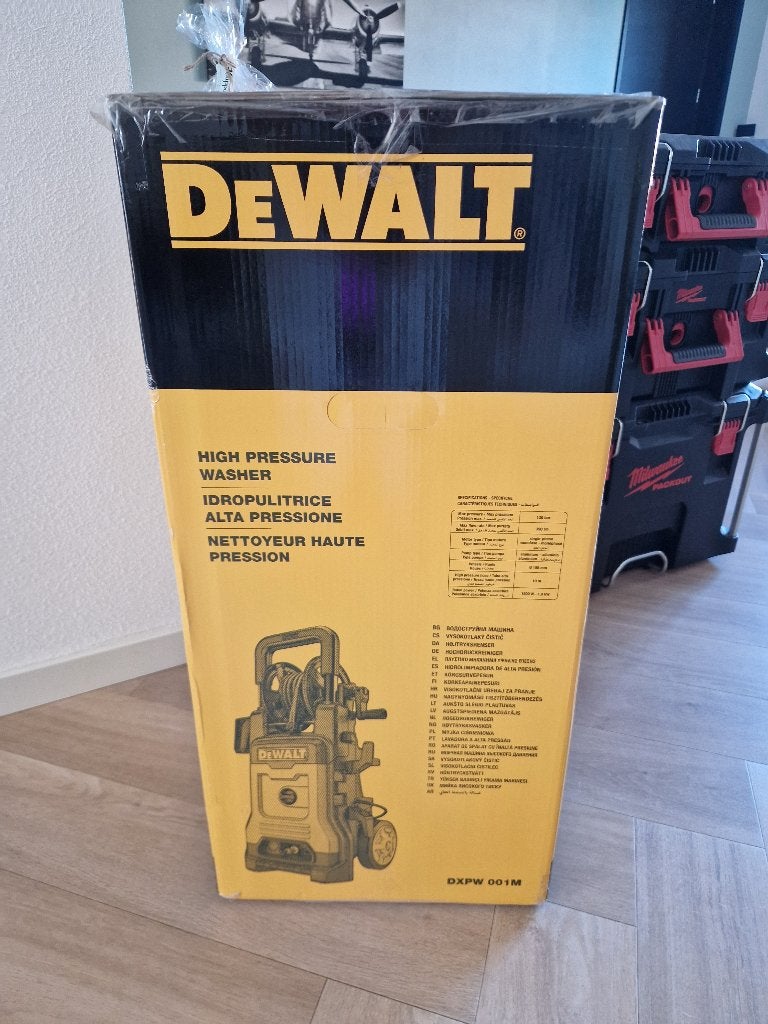 Dewalt DXPW 001M Hogedrukreiniger - Nieuw in doos, Ophalen, Nieuw, Met regelbare waterdruk, Dewalt