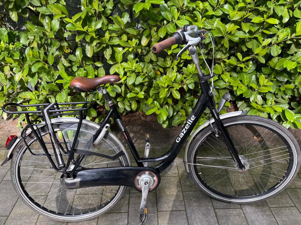 Gazelle dames fiets omgebouwde e-bike fiets, Fietsen en Brommers, Ophalen, Gebruikt, Gazelle, Versnellingen