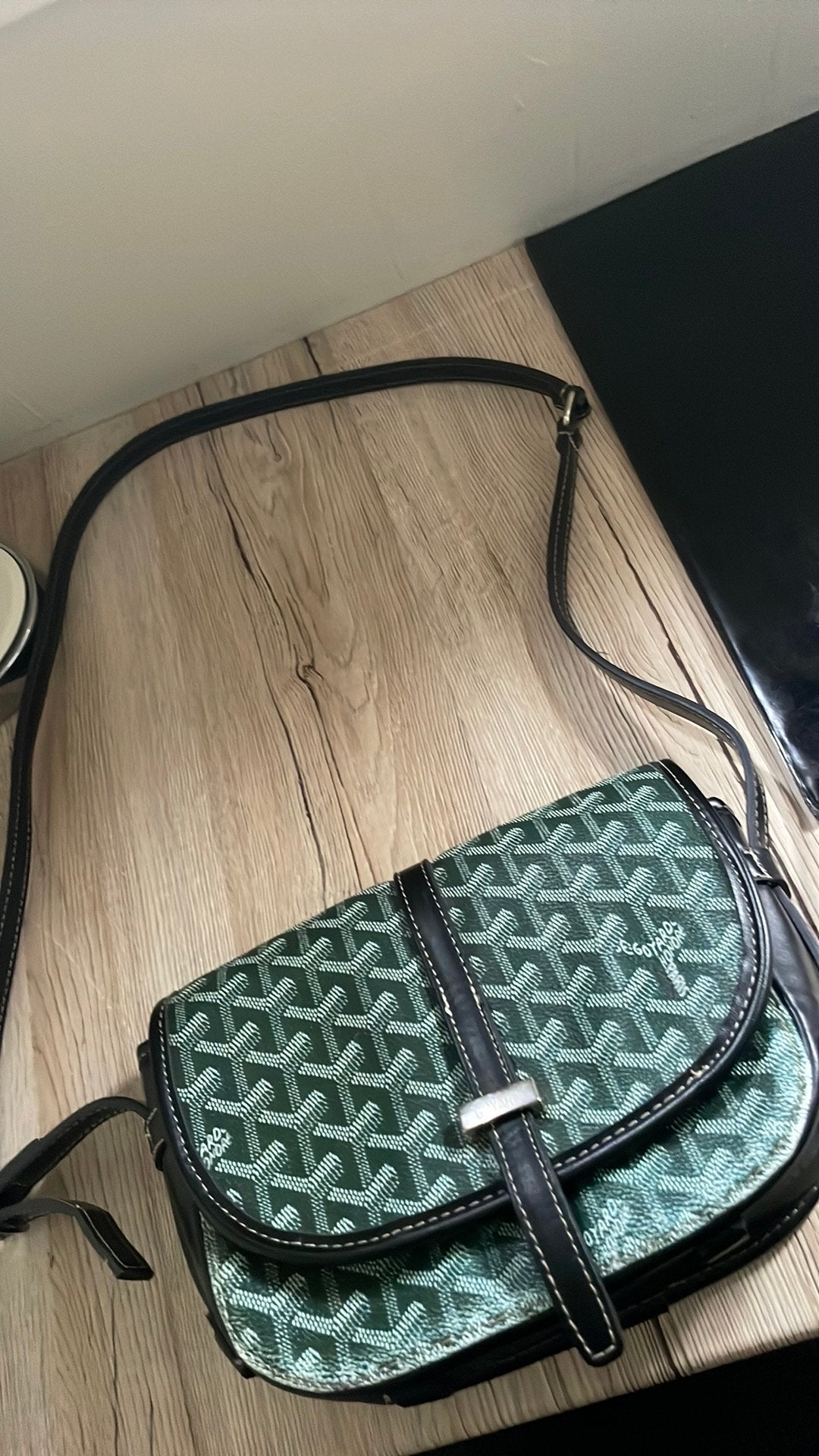 Goyard handtas groen, Ophalen, Zo goed als nieuw, Groen